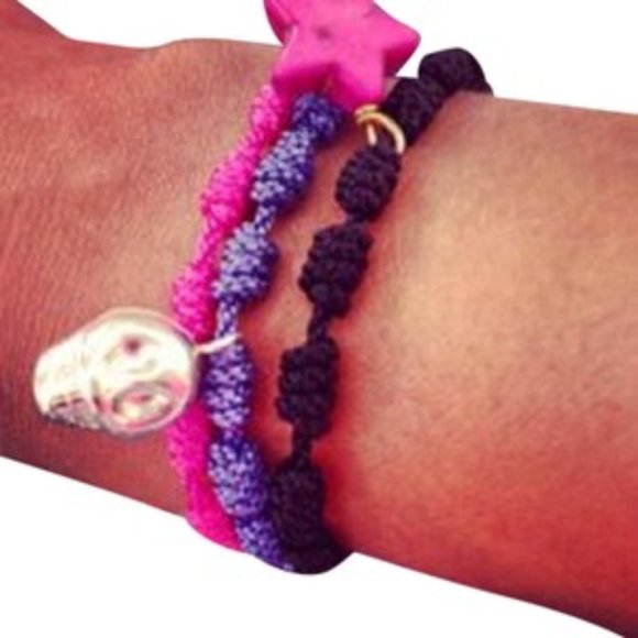 Mono & Me turquoise calavera skull adjust Bracelet - Picture 2 of 4